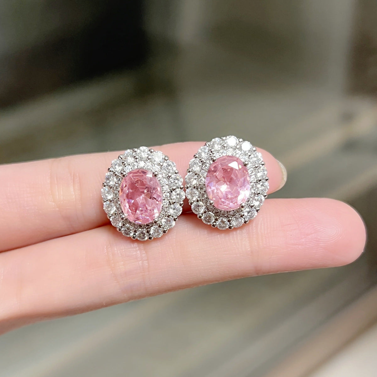 Sunflower Wool Diamond Zircon Red Yellow Purple Pink Champagne Rhinestone Jewelry Set