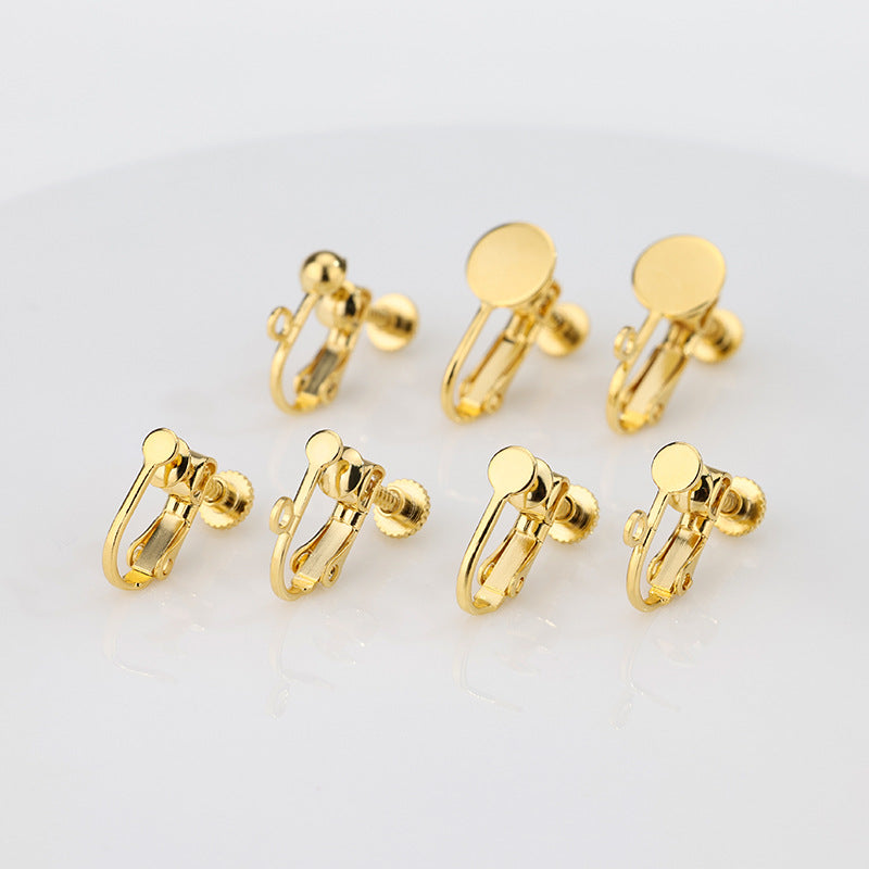 Screw Without Piercing Adjustable Spiral Hair Pin Ear Clip