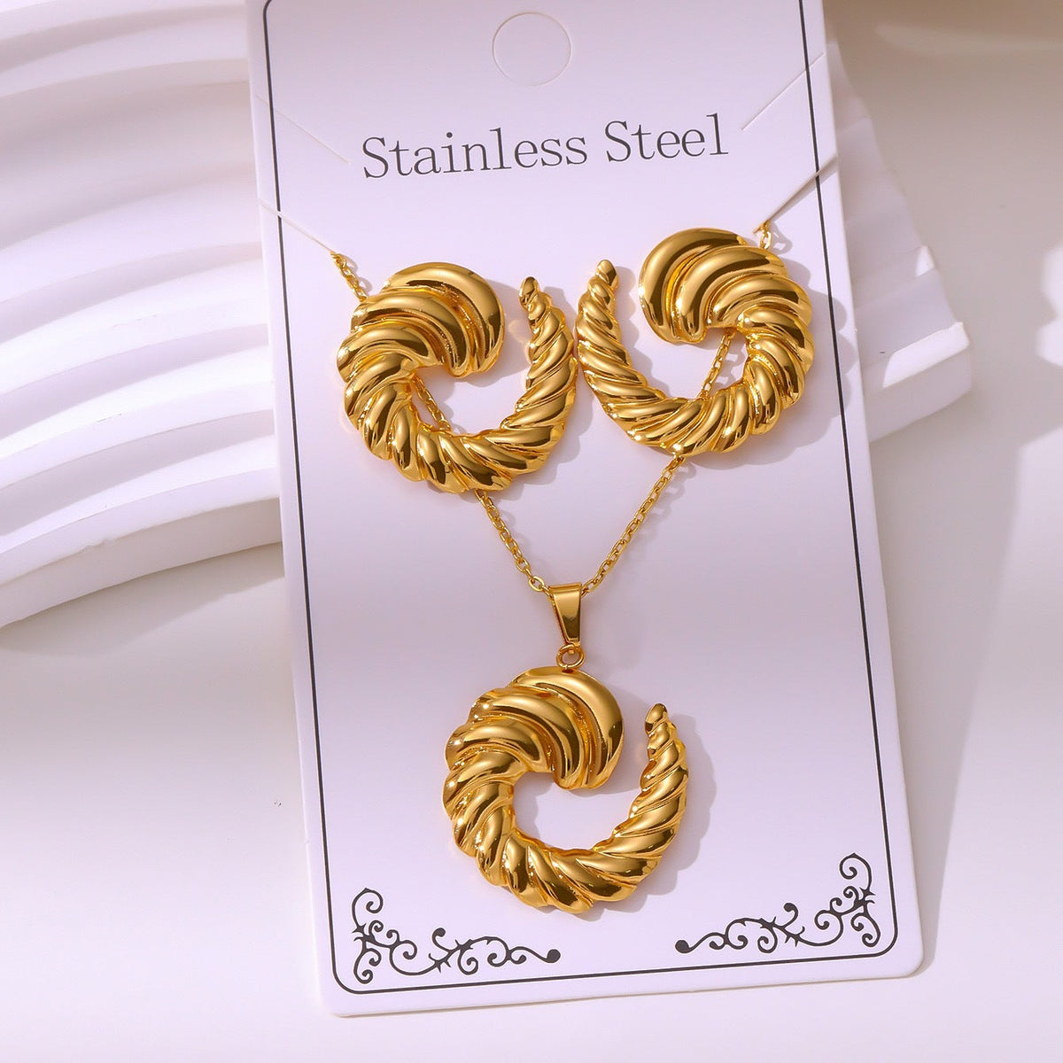 Hydraulic Suit Butterfly Love Irregular Personality Jewelry Set