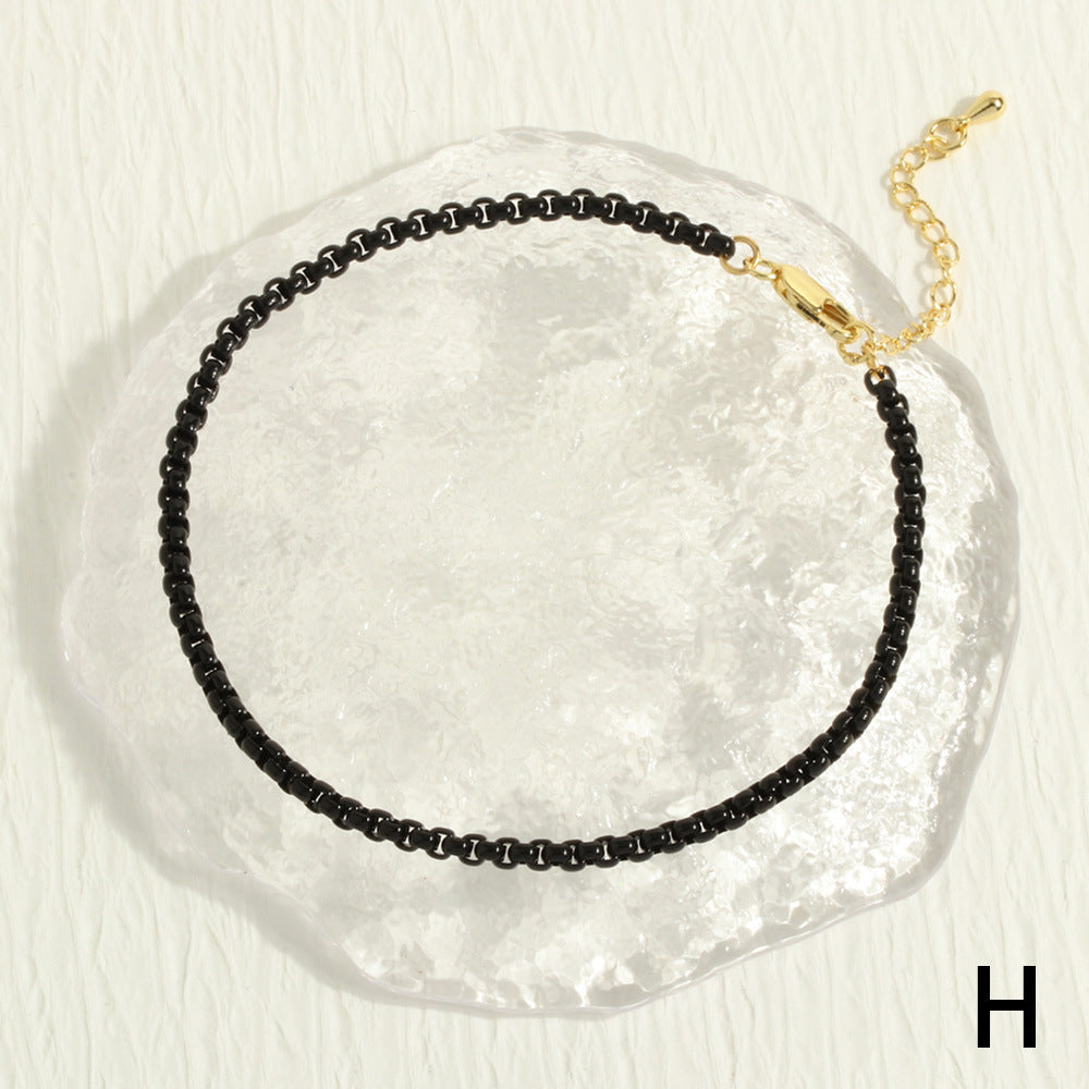 Fashionable Paint Box Chain Summer Bohemian Jewelry Set