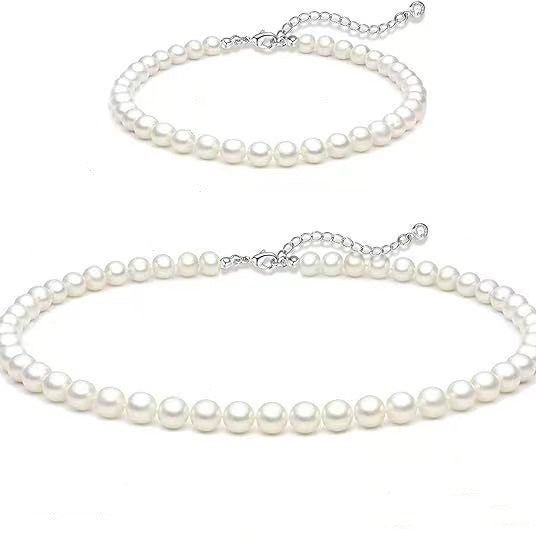 French Retro Artificial Pearl High Fashion Simple Cheongsam Wedding Versatile Necklaces