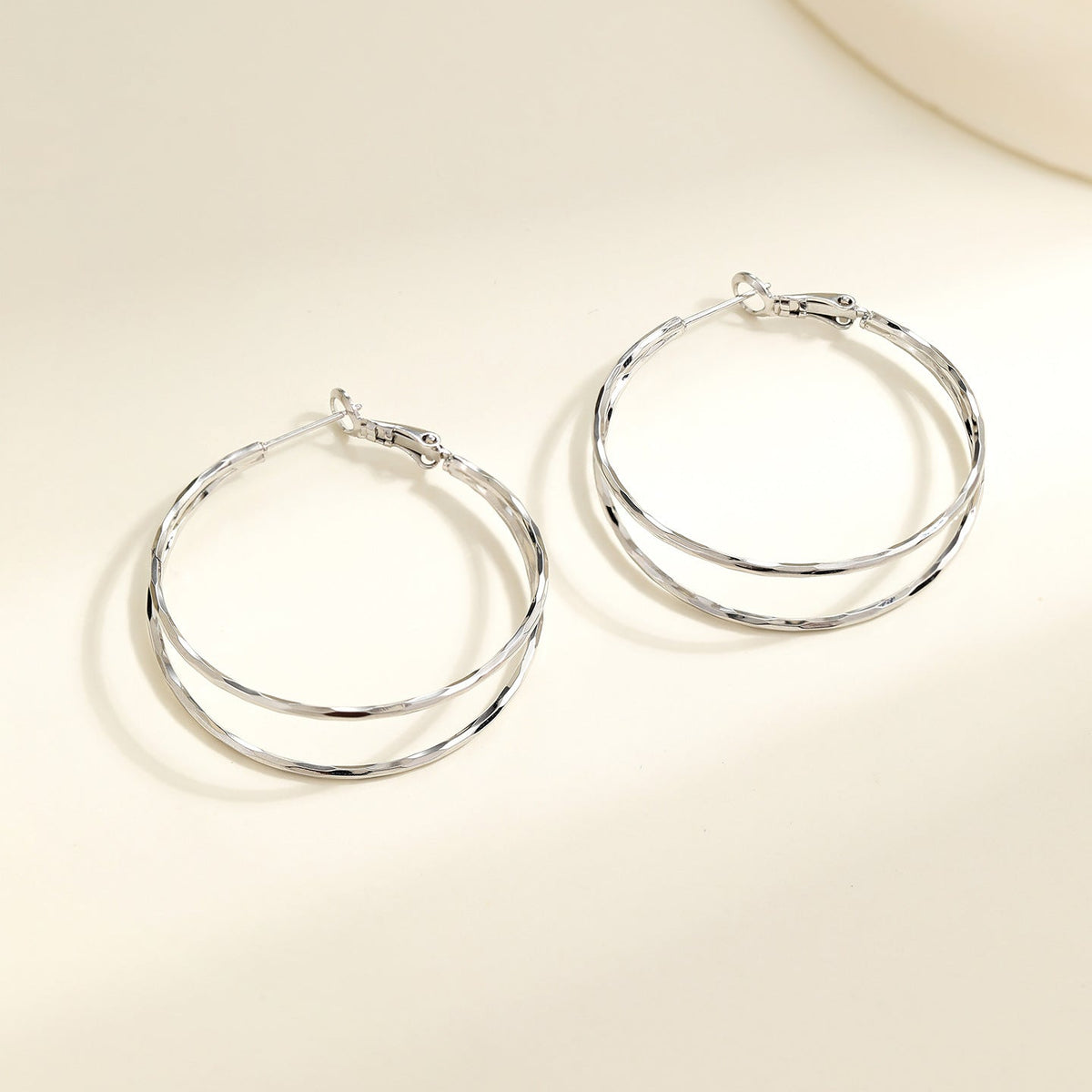 Women's Of Sier Big Hoop Light Luxury High-grade Ear Earrings