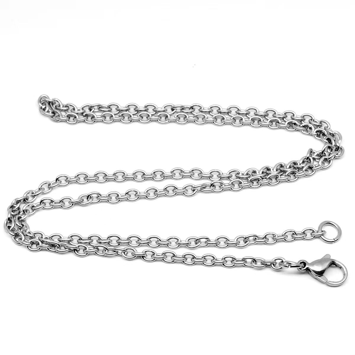 Men's Personalized Hipster Retro Easy Matching Thai Sier Sweater Chain Hip Pendant