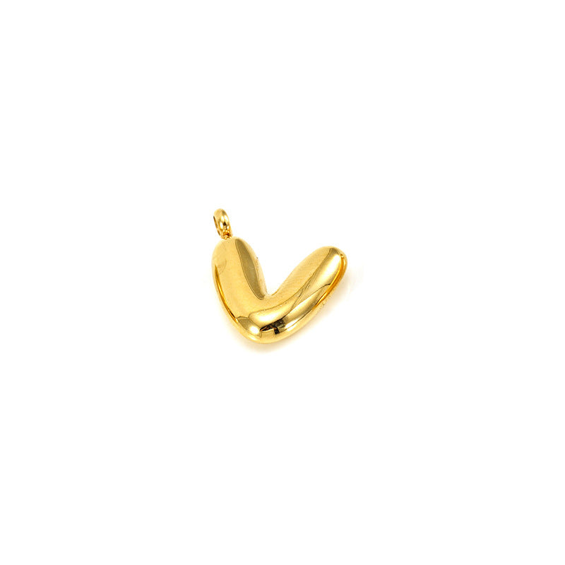 Stainless Steel Fashion Letter Titanium Letters Pendant