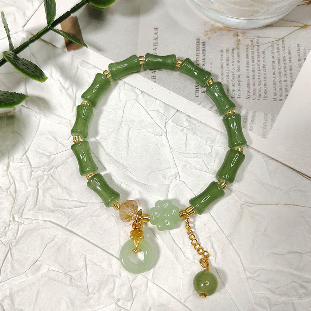 Style Chinese Imitation Aventurine Festival High Blessing Pendants