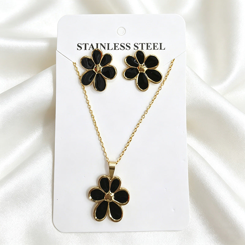Stainless Steel Enamel Titanium Fashion Personality Necklaces