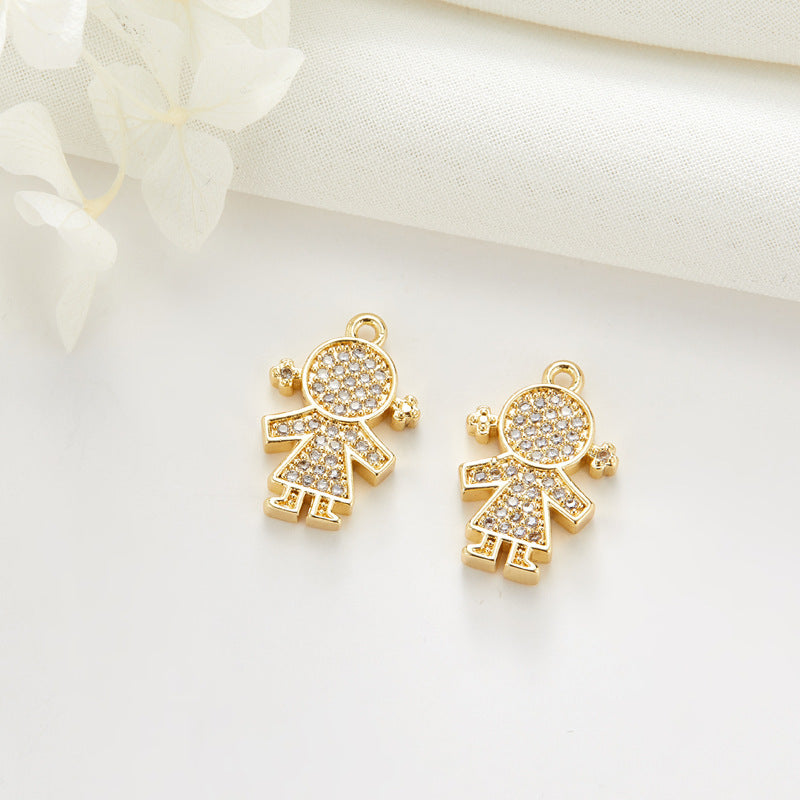 Simple Graceful Cute Style Versatile Zircon Pendant