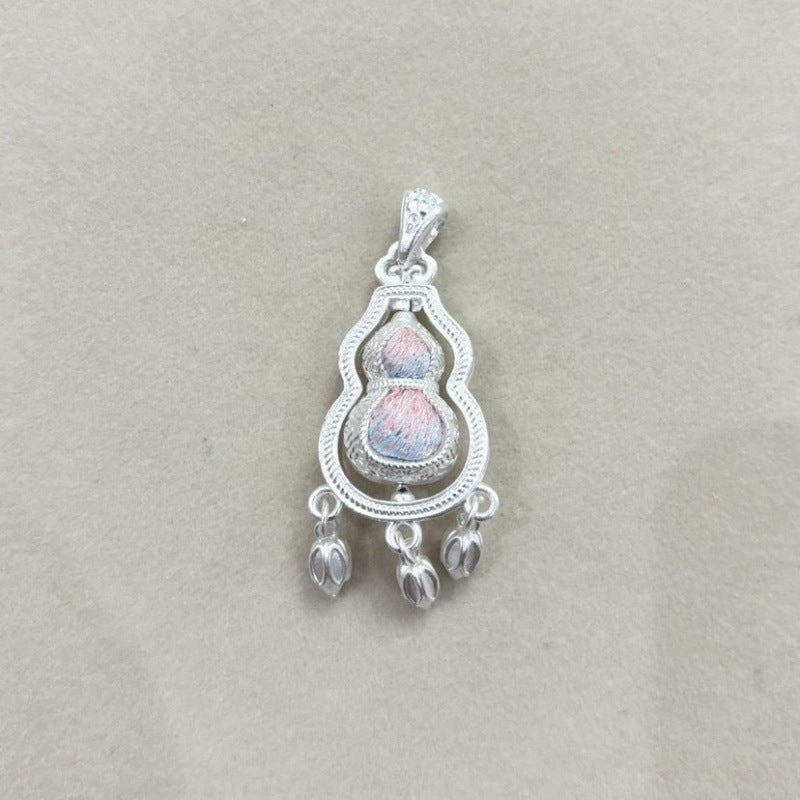 Miao Sier Eardrop Frame Vintage Base Support Handmade Ethnic Pendant