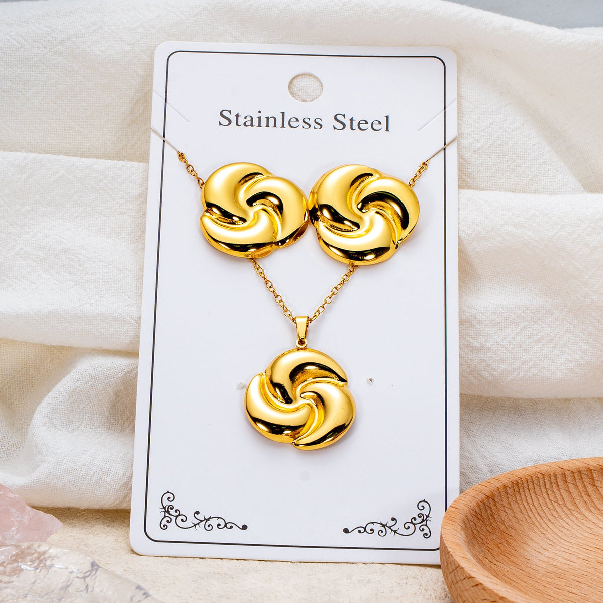 Best-selling Fashion Personality Stainless Steel Variety Of Jewelry Set