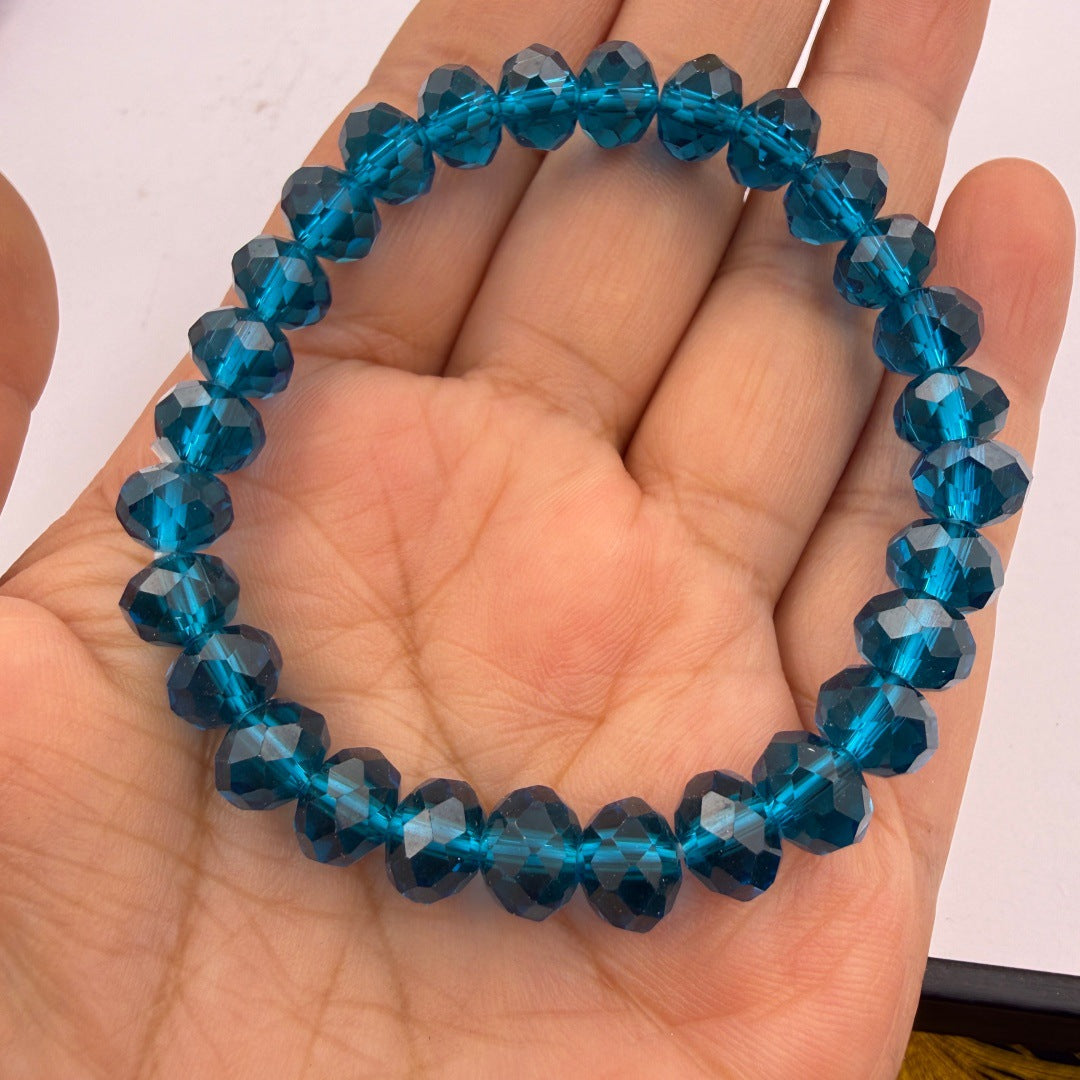 Women's Popular Diamond Crystal String Beads Multicolor Minimalism Fashion Bracelets