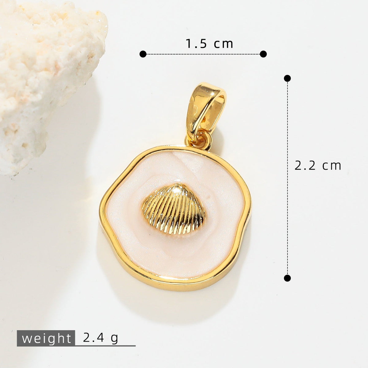 Ocean Theme Drop Oil Conch Starfish Turtle Shell Pendant