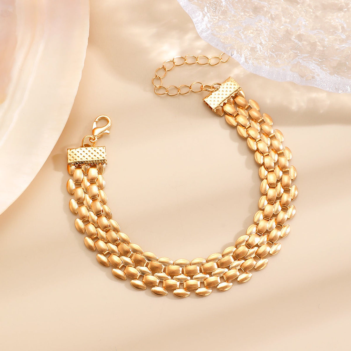 Women's Fashion Y-shaped Watch Clavicle Chain Stacked Strap Length Sweater Jewelry Set