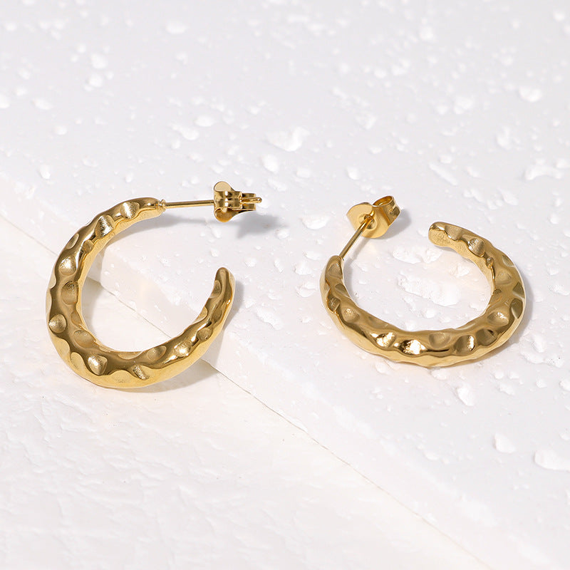 Women's Stainless Steel Shaped Gold-plated Elegant High-grade Rings