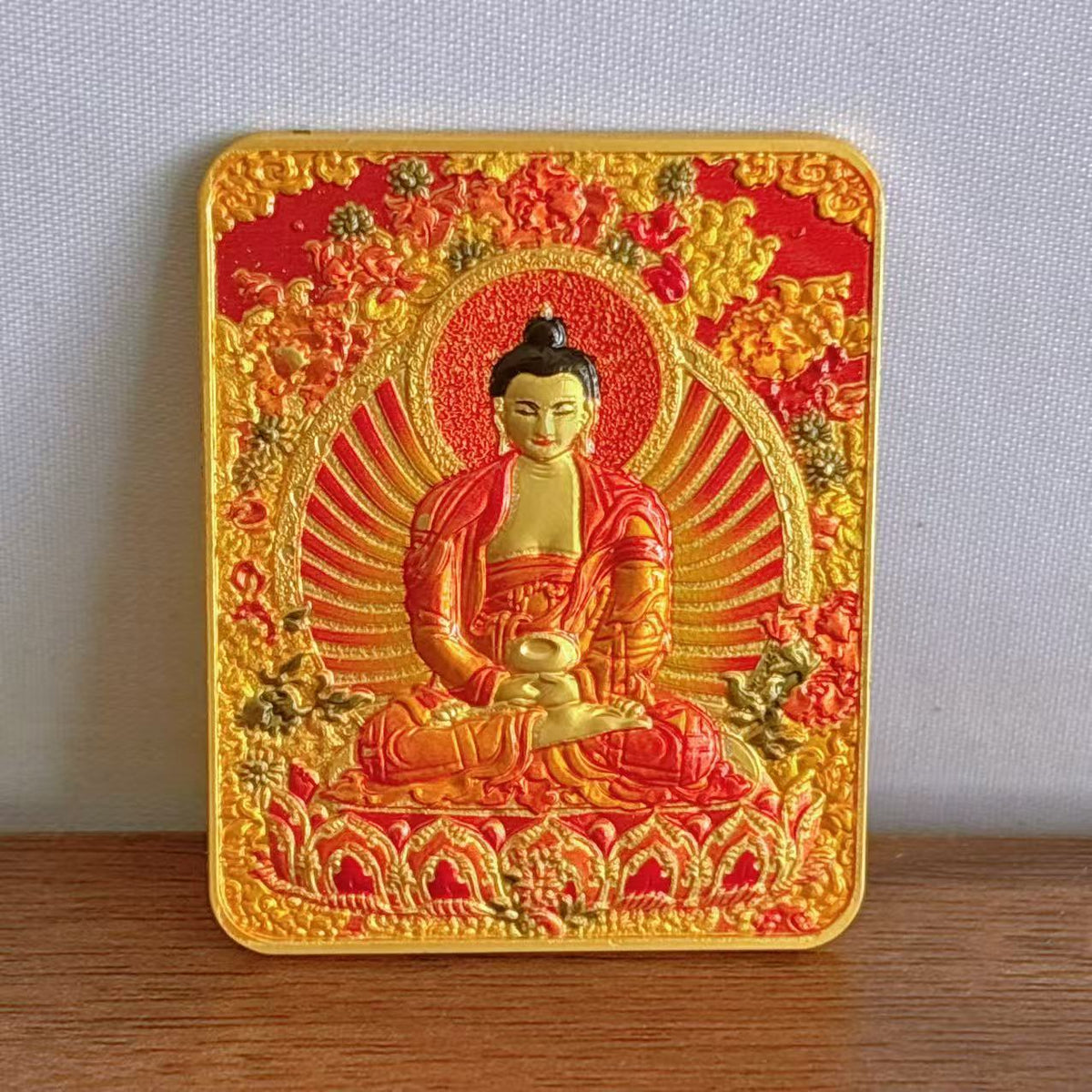 Tibetan Three-dimensional Relief Five Master Eight Guards Painting Pendants