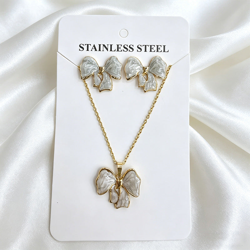 Stainless Steel Enamel Titanium Fashion Personality Necklaces