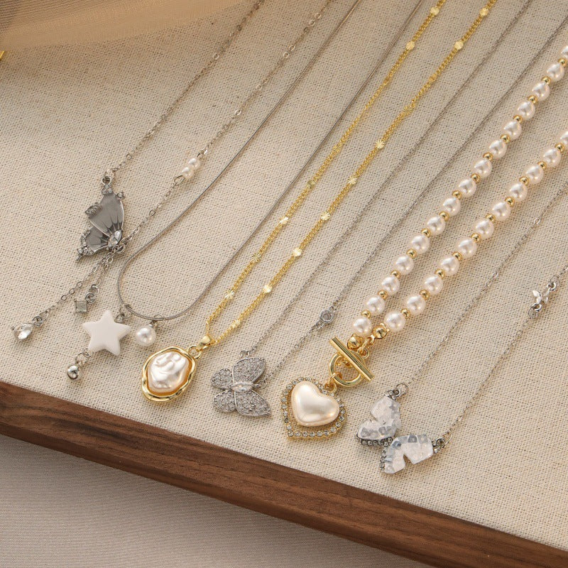 Sweater Chain Light Luxury High Sense Of Design Elegant Female Necklaces
