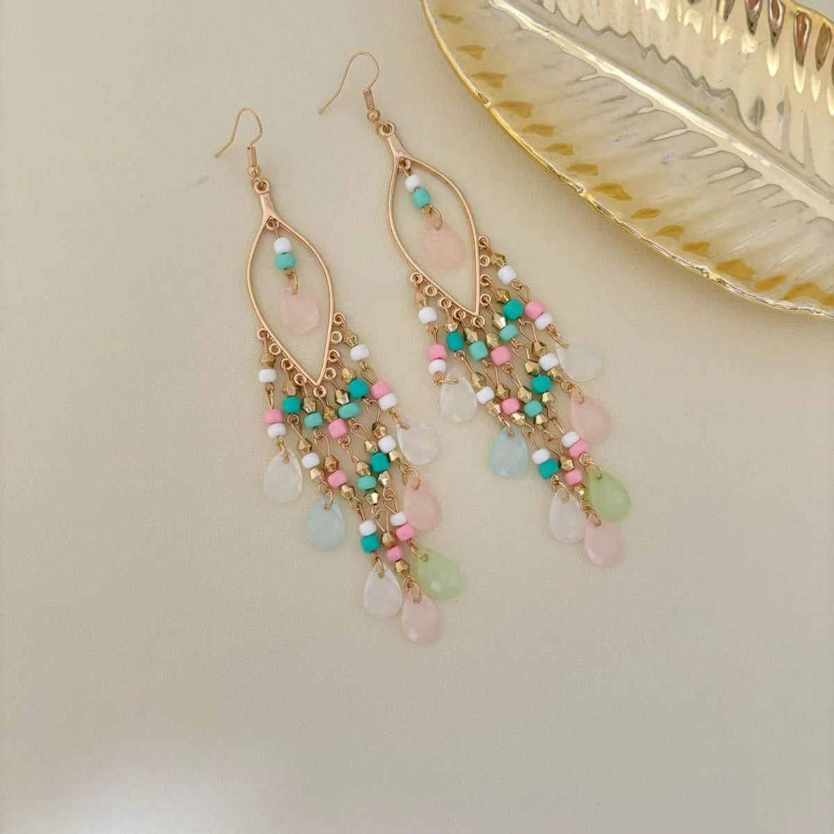 Retro Bohemian Tassel Long Chinese Style Earrings