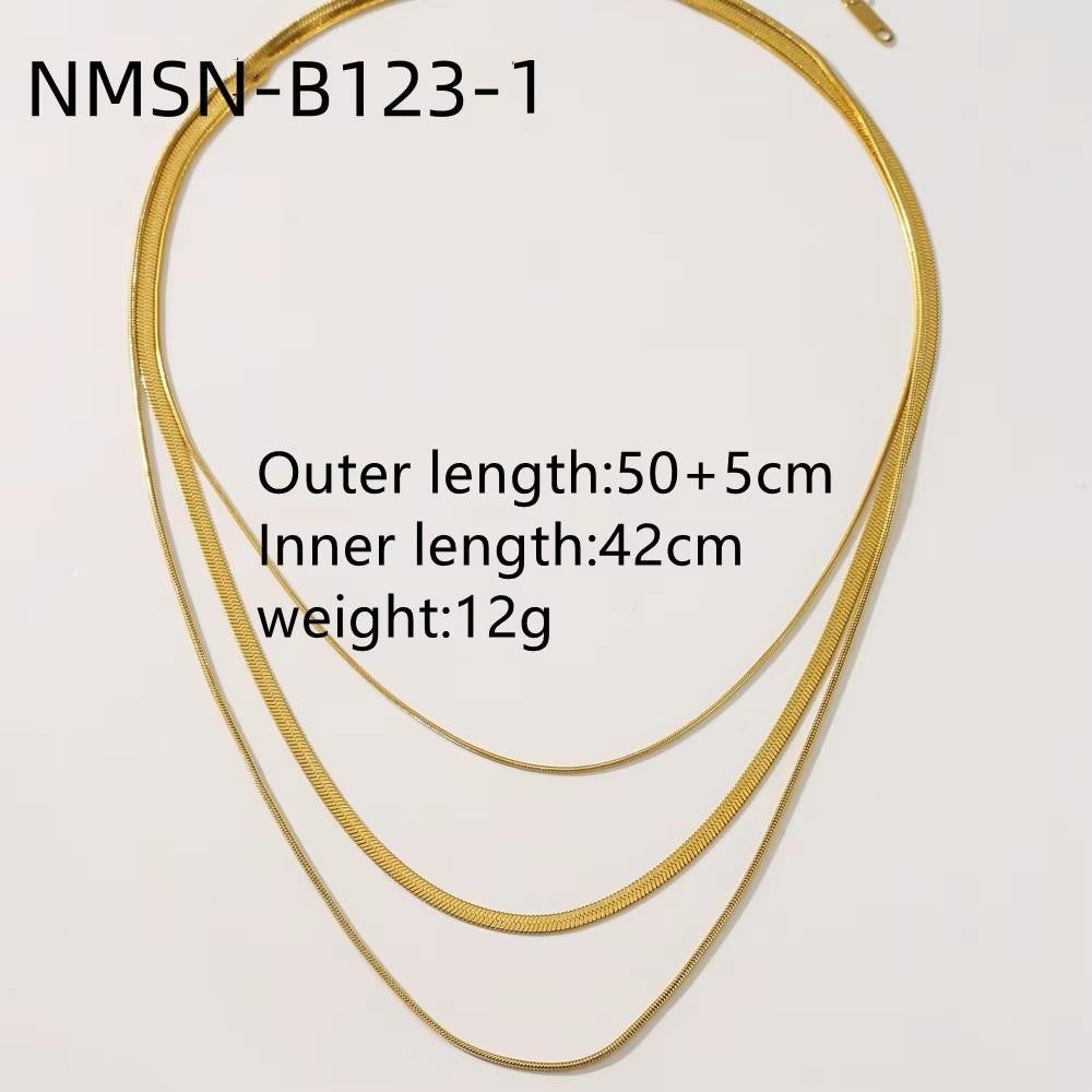 Titanium Steel Female Stylish Simple Versatile Necklace