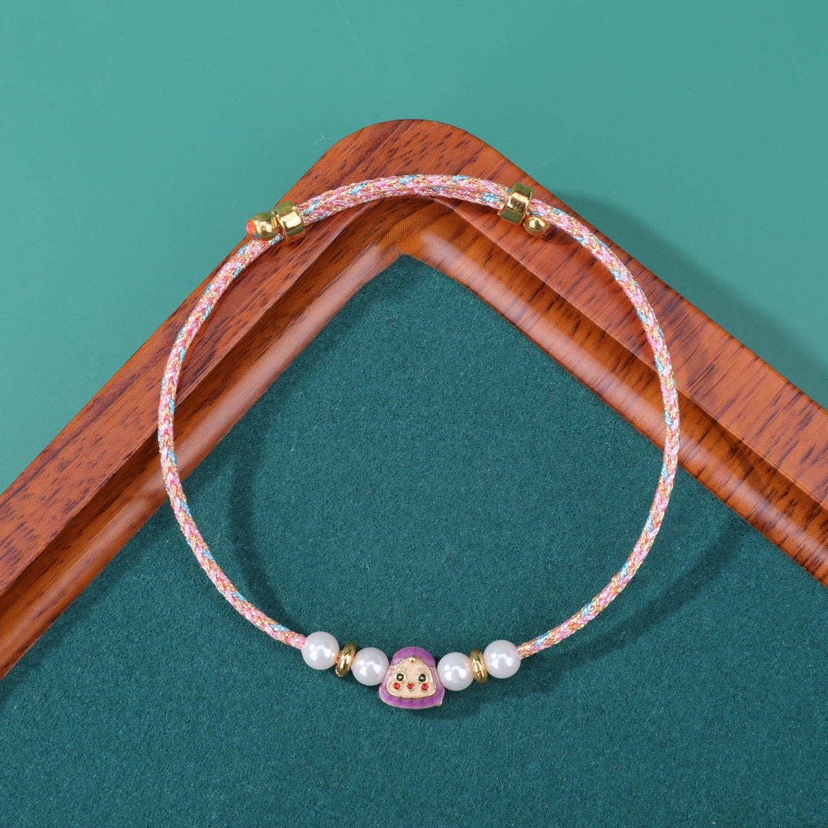 Dragon Boat Festival Colorful Alloy Adjustable Hand-woven National Style Carrying Bracelet