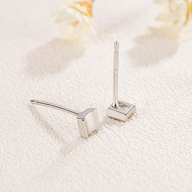 Glossy Mini Temperament Design Sleeping No Need To Take Off Stud Earrings