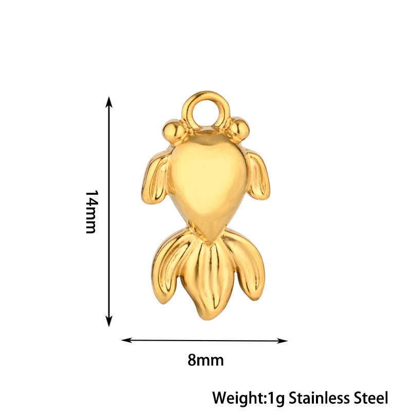 Stainless Steel Inlaid Zircon Clover Lucky Necklaces