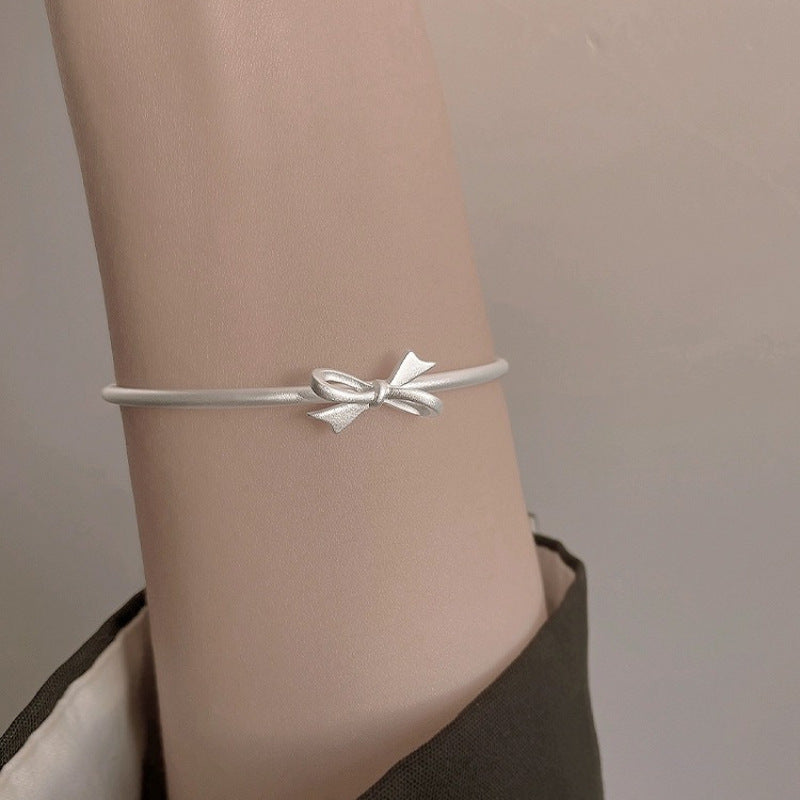 Bow Special Interest Light Luxury Simple Everyday Joker Bracelet