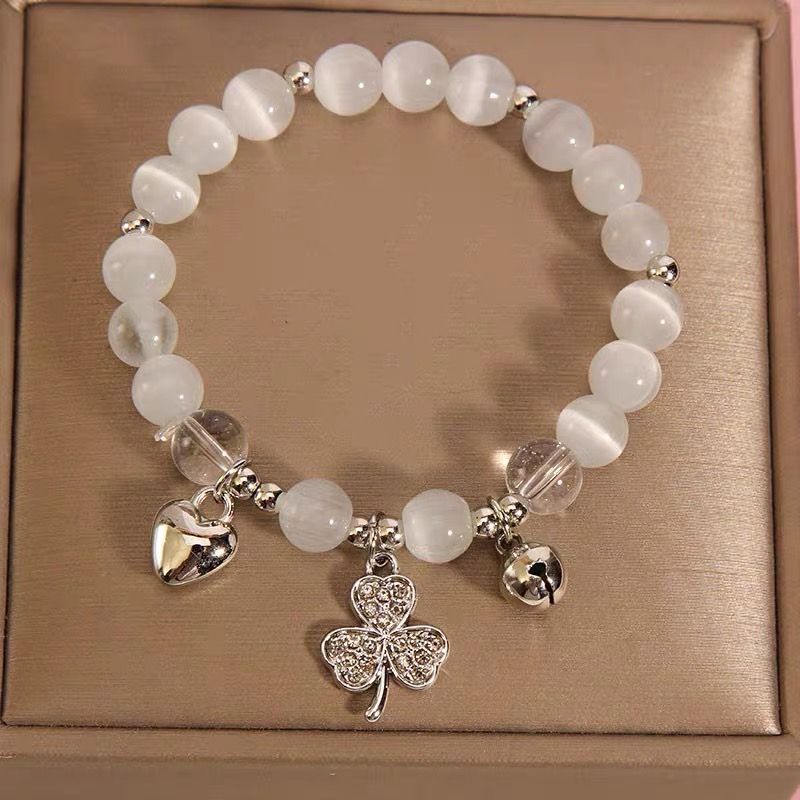 Female White Gray Moonlight Elegant Stars Sweet Design Bracelet