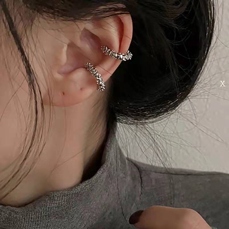 Refined Personalized Super Flash Pinion Temperament Wild Ear Clip