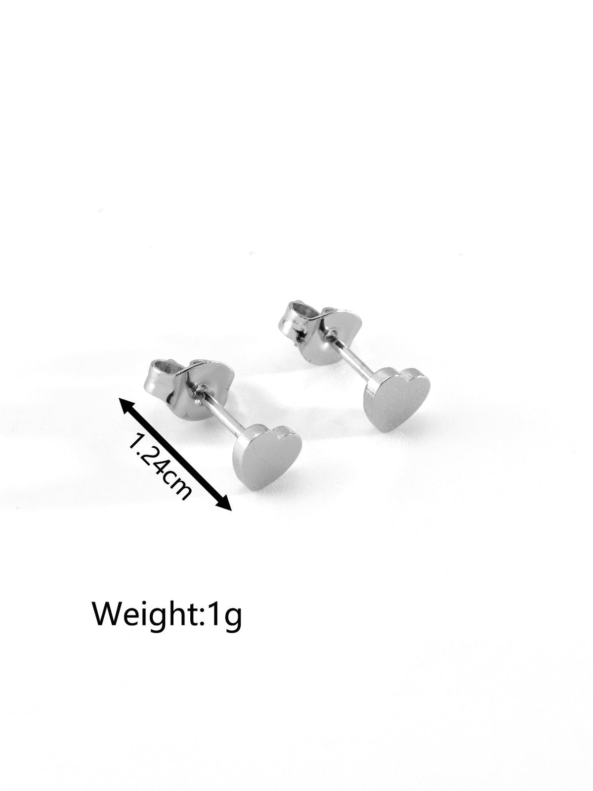 Women's Fashionable Simple Mini Gold-plated Stainless Steel Trending Stud Earrings