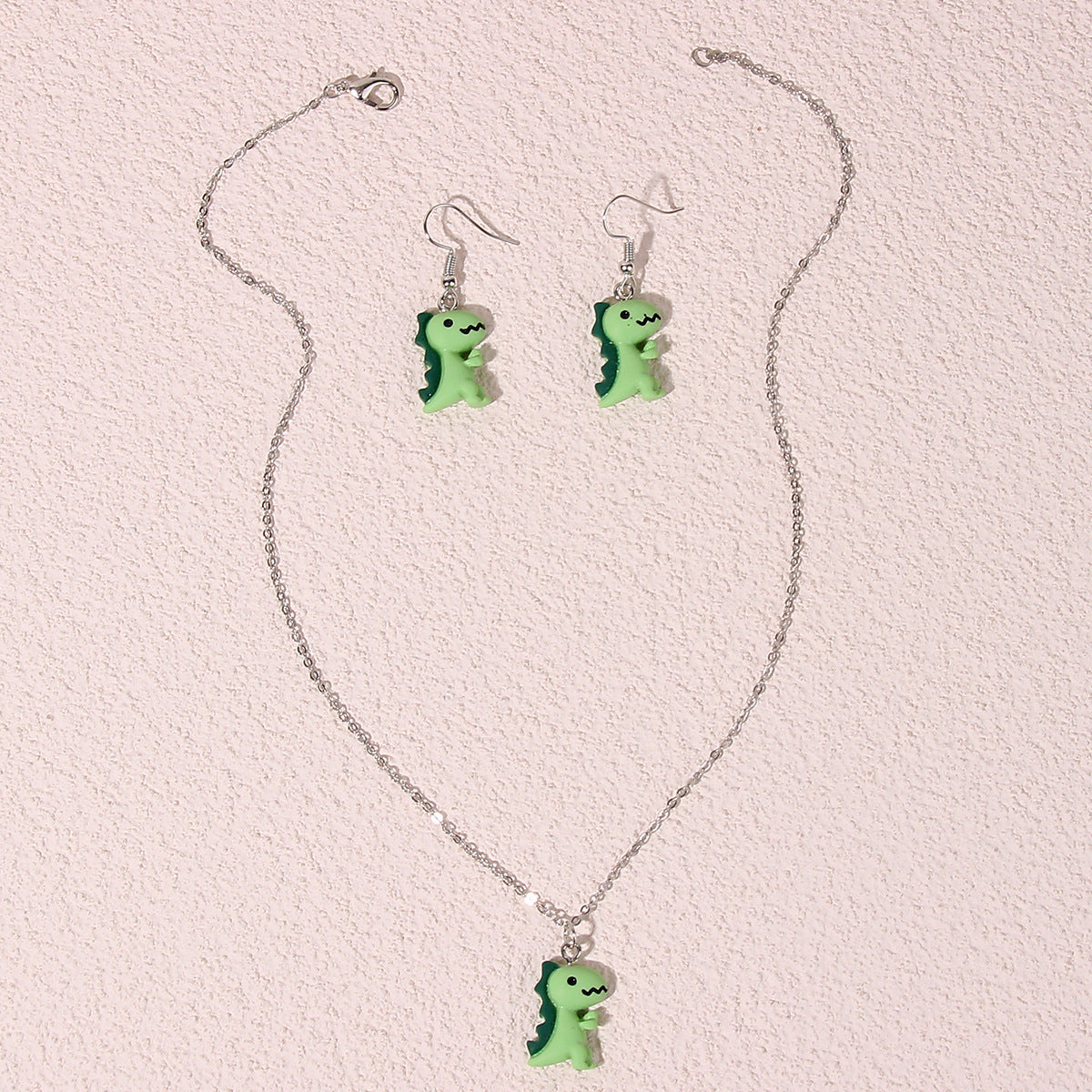 Women's Li Cute Fun Simple Little Dinosaur Personalized Necklaces