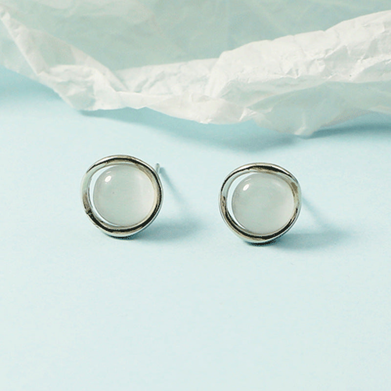 Korean Style Sense Of Design Niche Stud Earrings