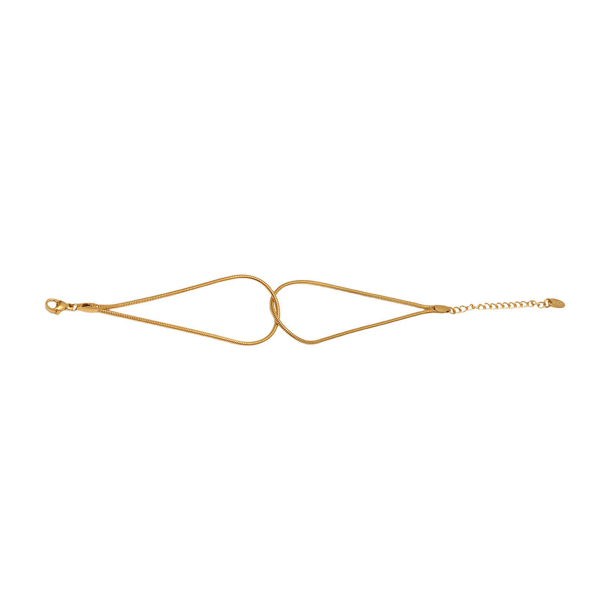 Steel Knotted Simple Personalized Clavicle Chain Bracelet