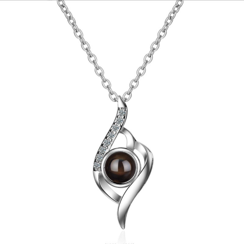 Language Love You Kinds Of Projection Clavicle Necklace