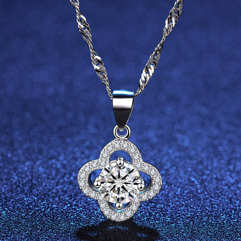 Streaming On Sier Eight Hearts Arrows High Imitation Color Pendant
