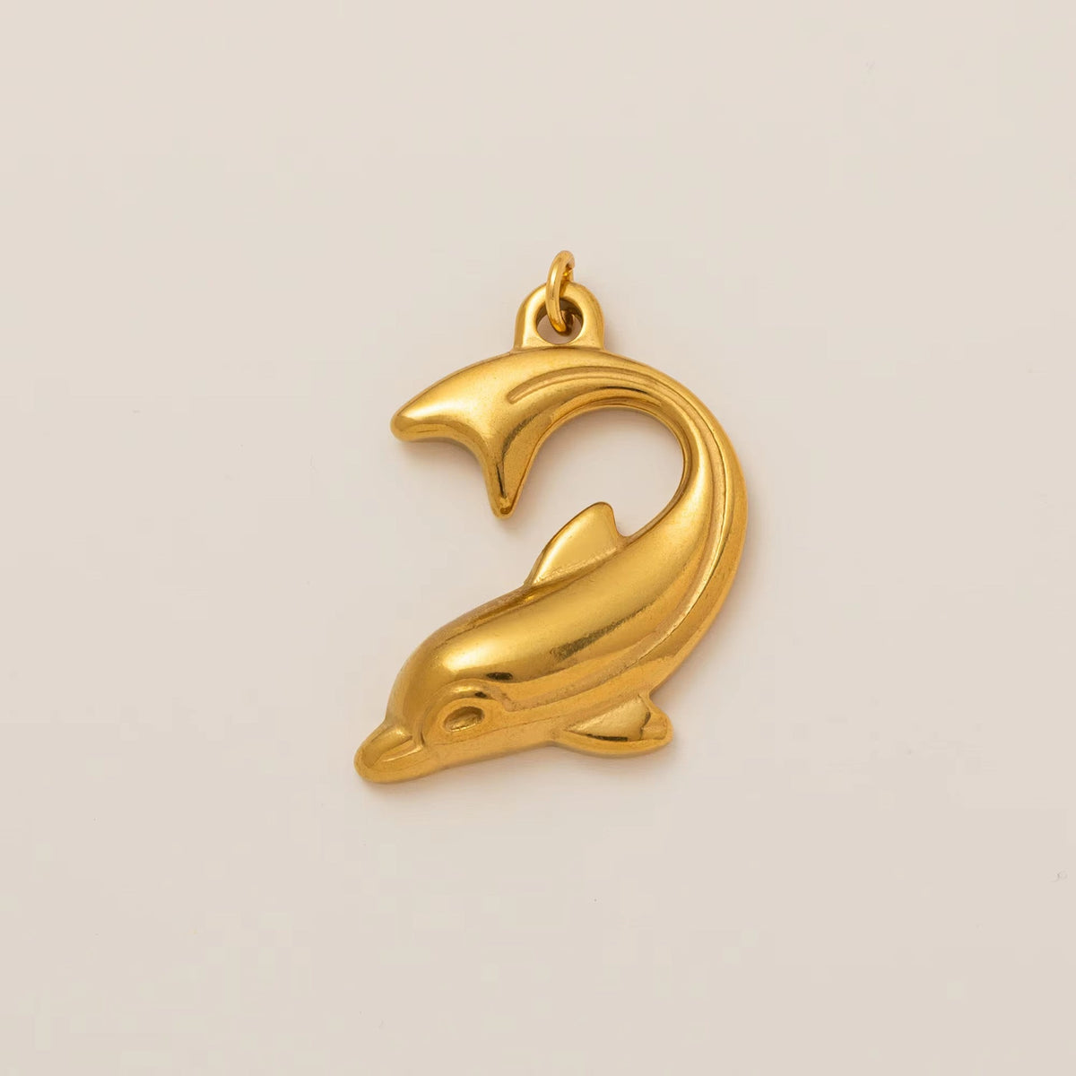 Stainless Steel Ocean Series Parts Furnace Vacuum Plating Gold Pendants