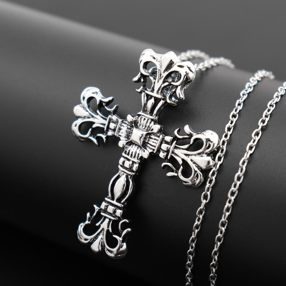 Men's Cross-shaped Alloy Retro Domineering Fashion Fashionmonger Pendant