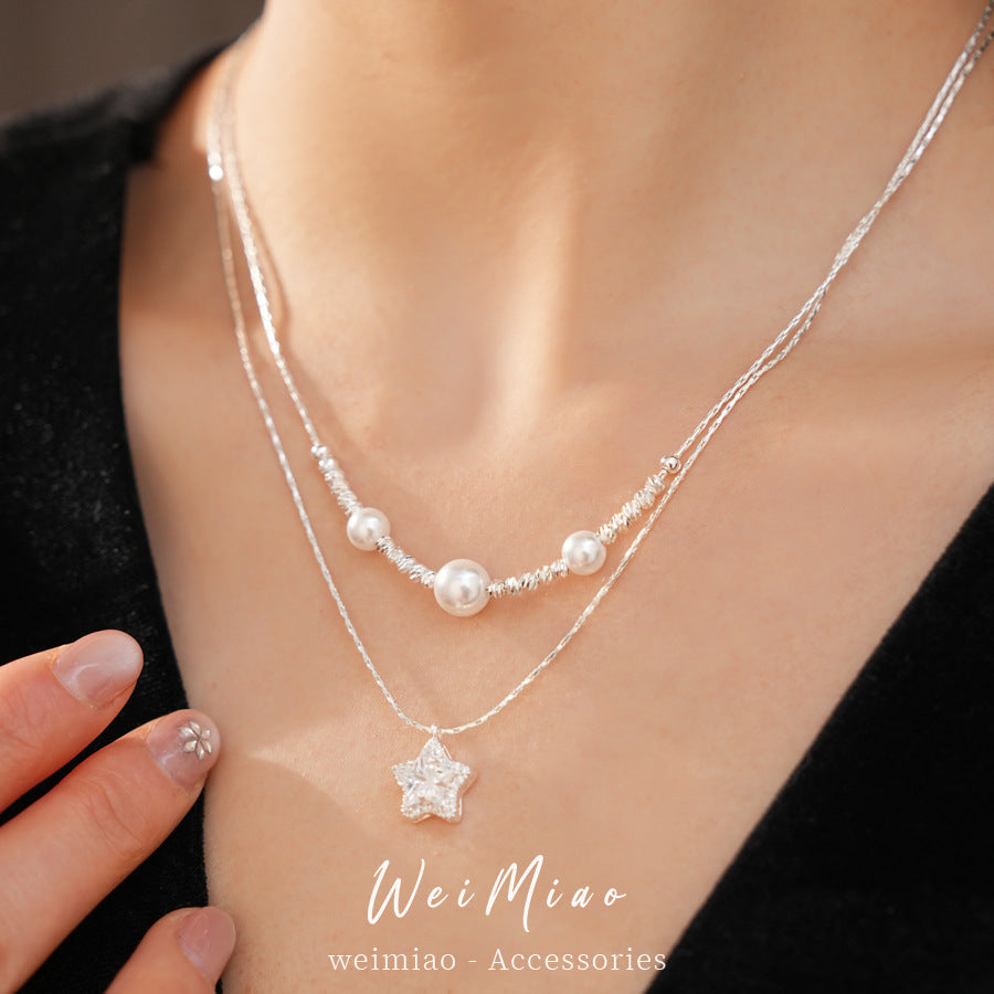 Light Luxury Minority Clavicle Chain Cold Necklaces