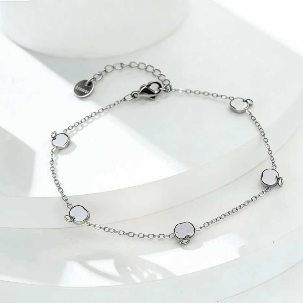 Steel Apple Pork Belly Exquisite Versatile Gold Double-sided Bracelets