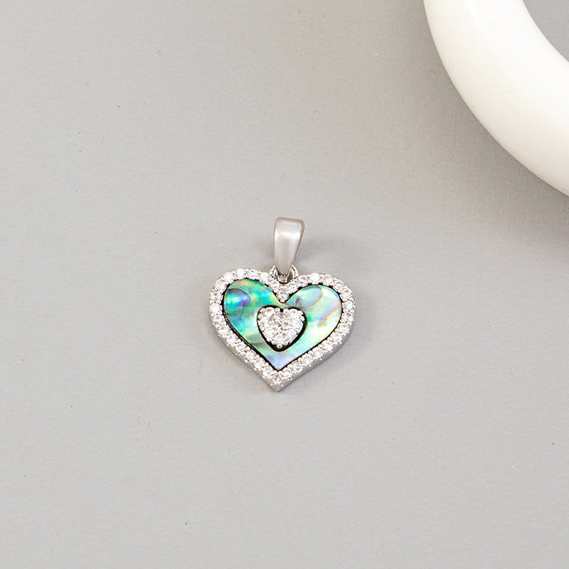 Color Retaining Fritillary Baroque Colorful Clover Pendant