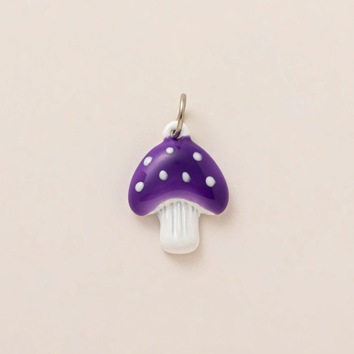 Steel Nature Parts Mushroom Furnace Vacuum Gold Plating Pendant