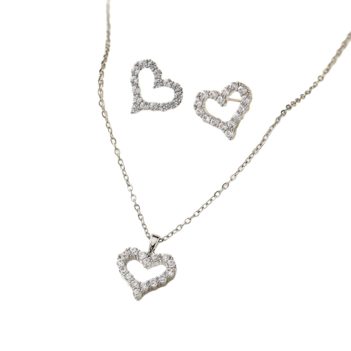 Women's Clover Diamond In The Debris Butterfly Necklaces