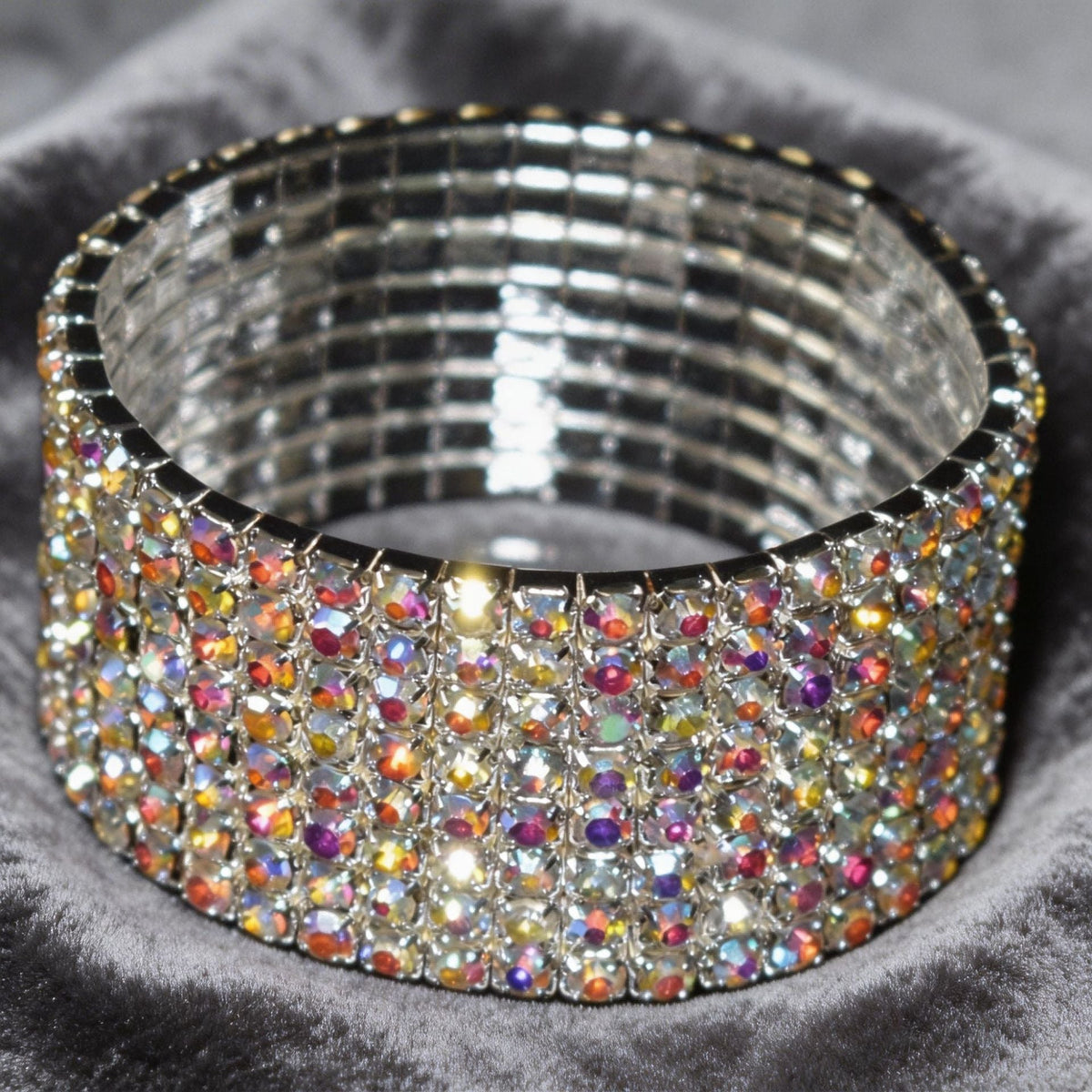 Fashion Bridal Zircon Shiny Rhinestone Wedding Formal Bracelets