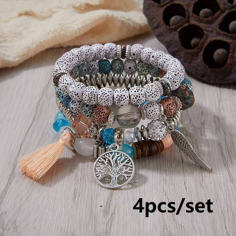 Women's Bohemian Creative Tassel Beaded Fashion Beads Bracelet