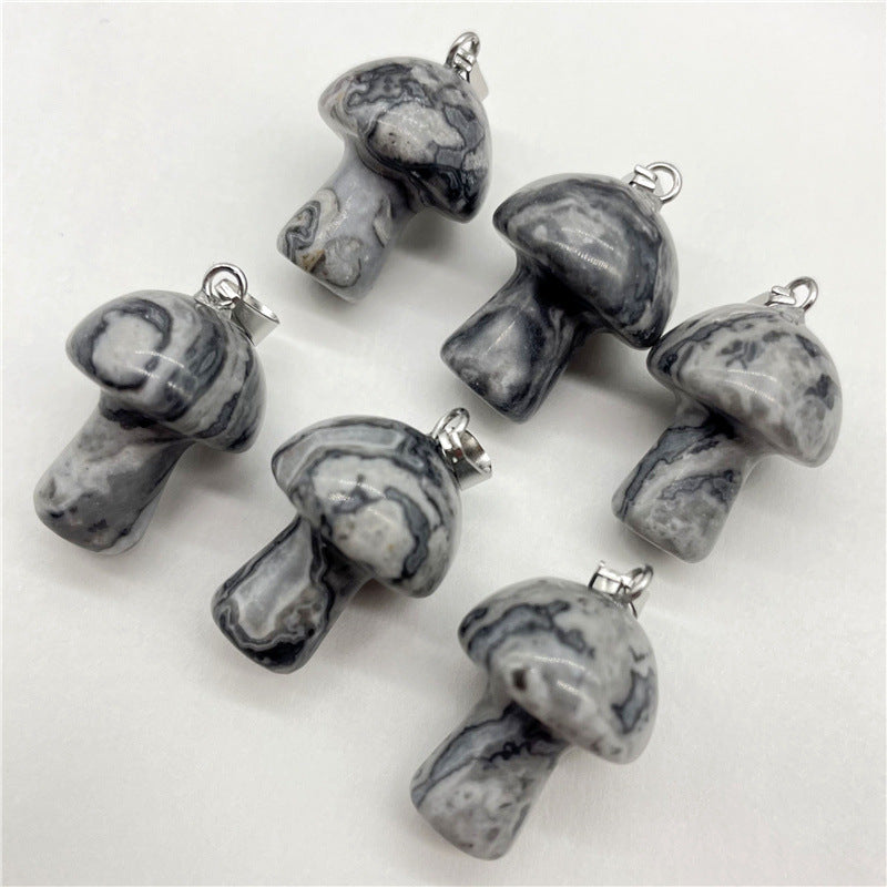 Fashion Natural Crystal Stone Mini Small Pendant