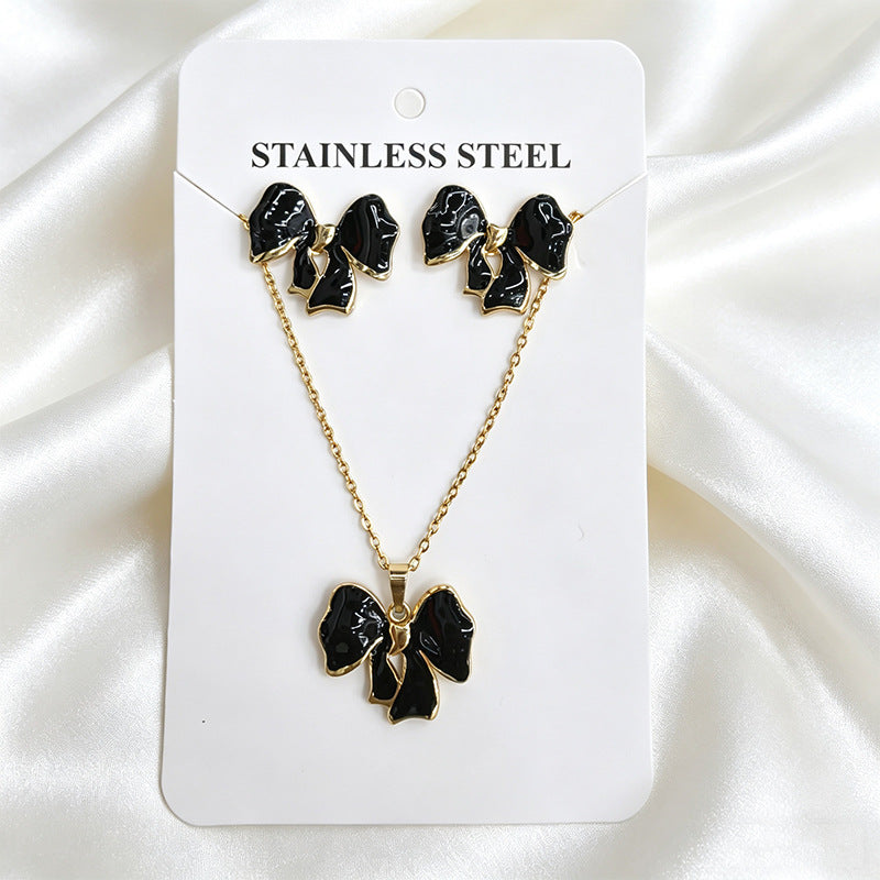 Stainless Steel Enamel Titanium Fashion Personality Necklaces