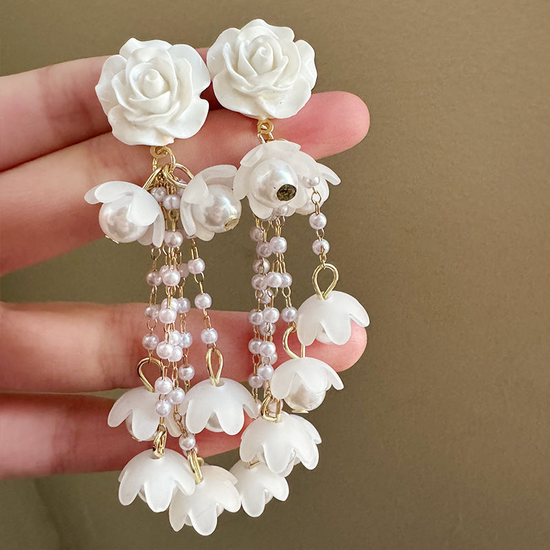 Super Fairy Winter Exquisite Beautiful Style Sweet Flexible Simple Temperamental Earrings