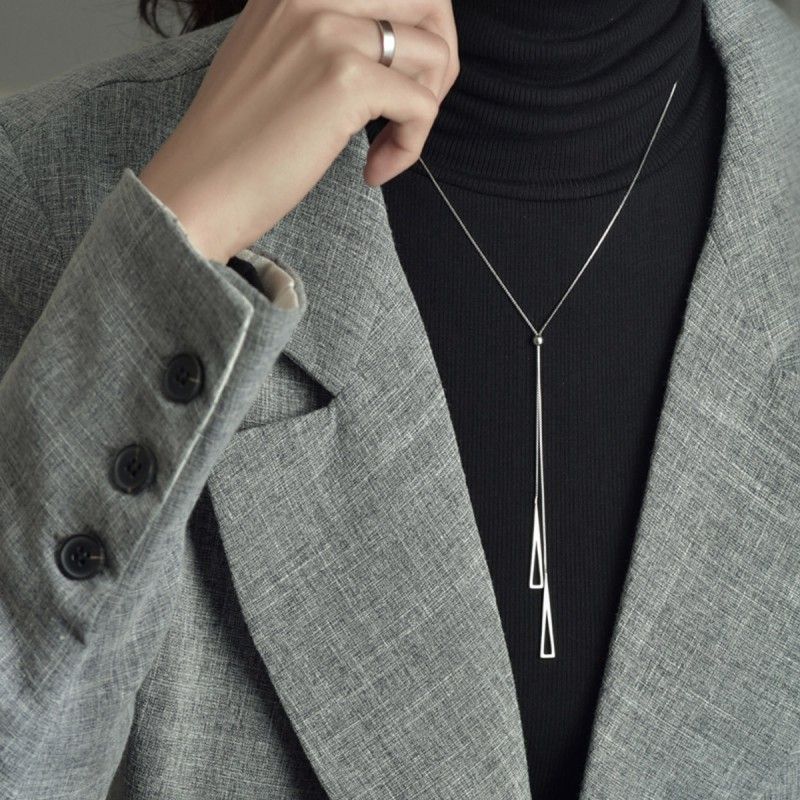 Women's Super Fairy Sweet Cool Water Drop For Light Luxury Minority Necklace