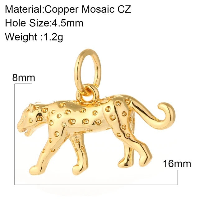 Cherry Bee Copper Animal Plant Golden Pendant