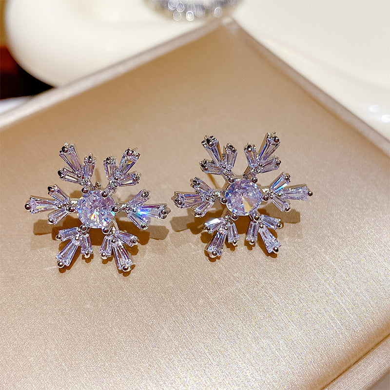 Flower Collection Real Gold Plating Quality Sweet Earrings