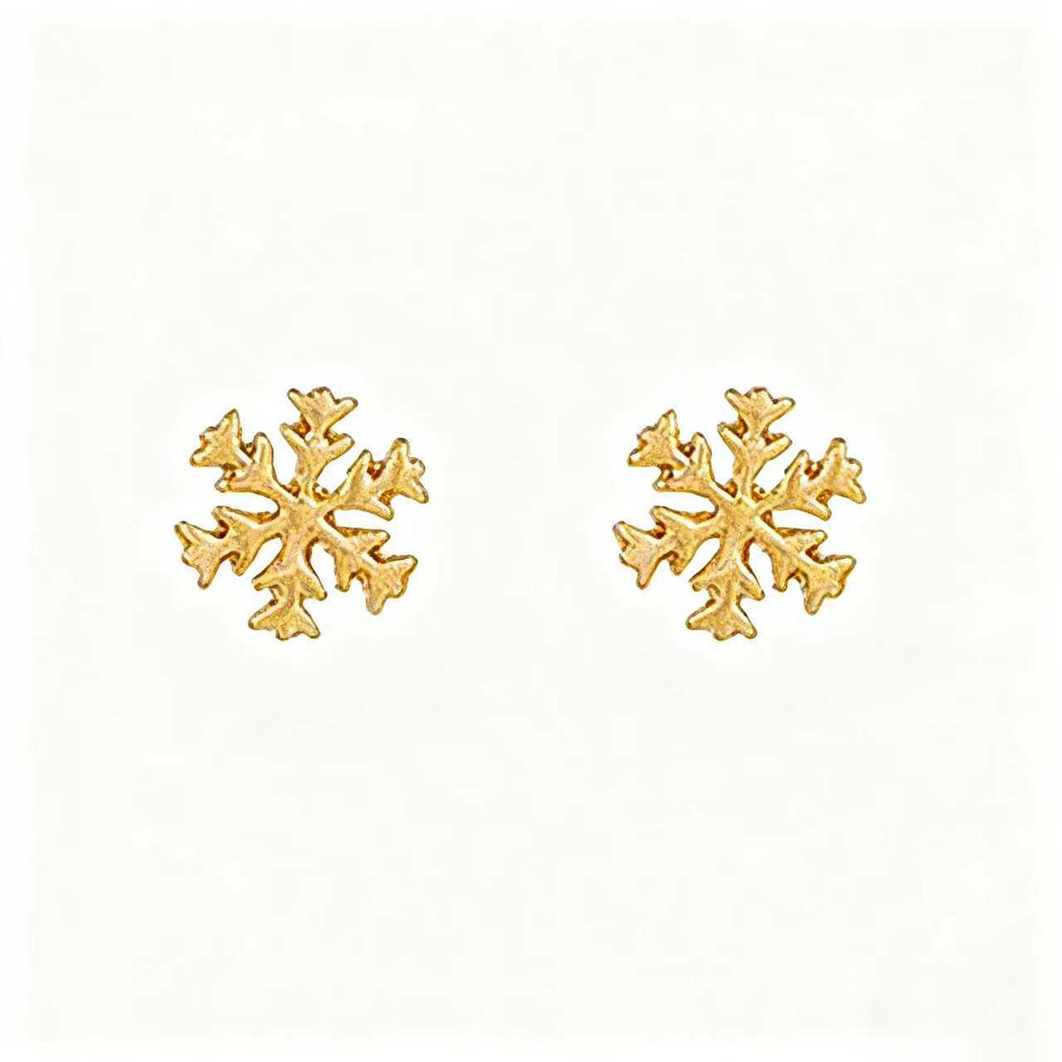 Women's Snowflake Ear Zinc Alloy Electroplated Light Luxury For Stud Earrings